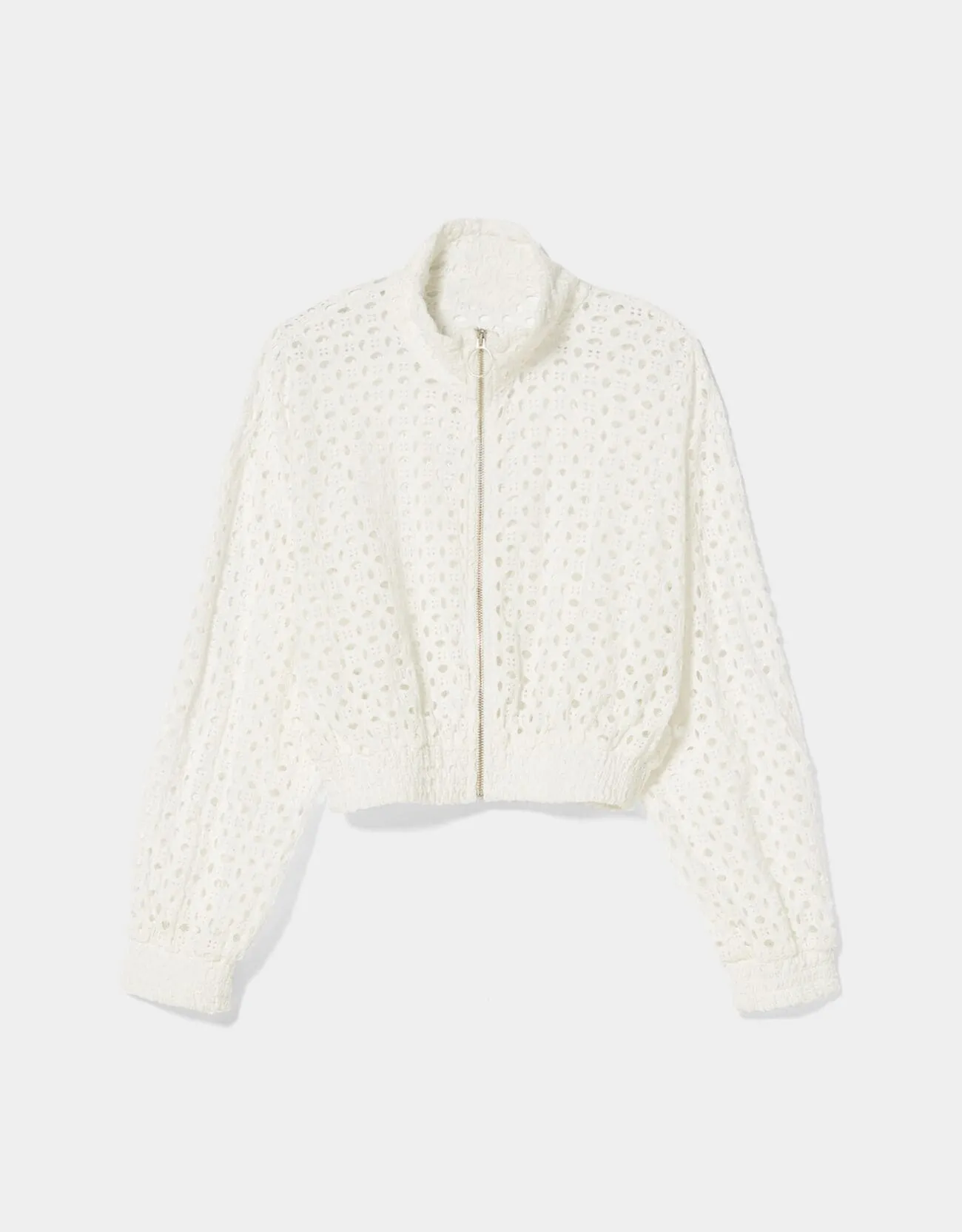 Jacke mit Schweizer Stickerei